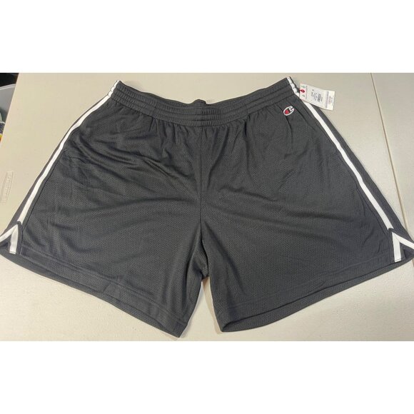 Champion Mens 2X 7-Inch Attack Shorts Athletic Mesh With White Stripes - Picture 1 of 12
